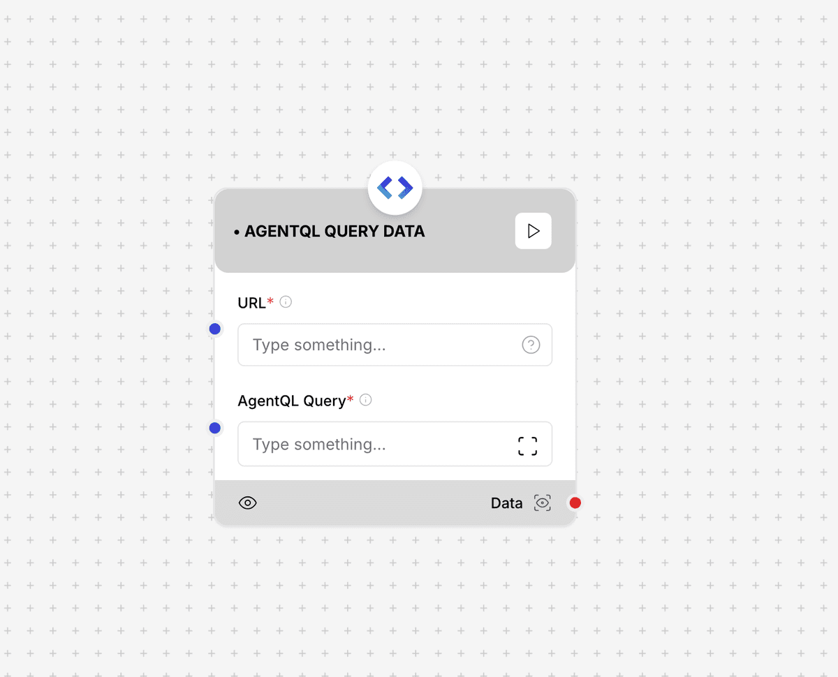 AgentSQL Query Data Component