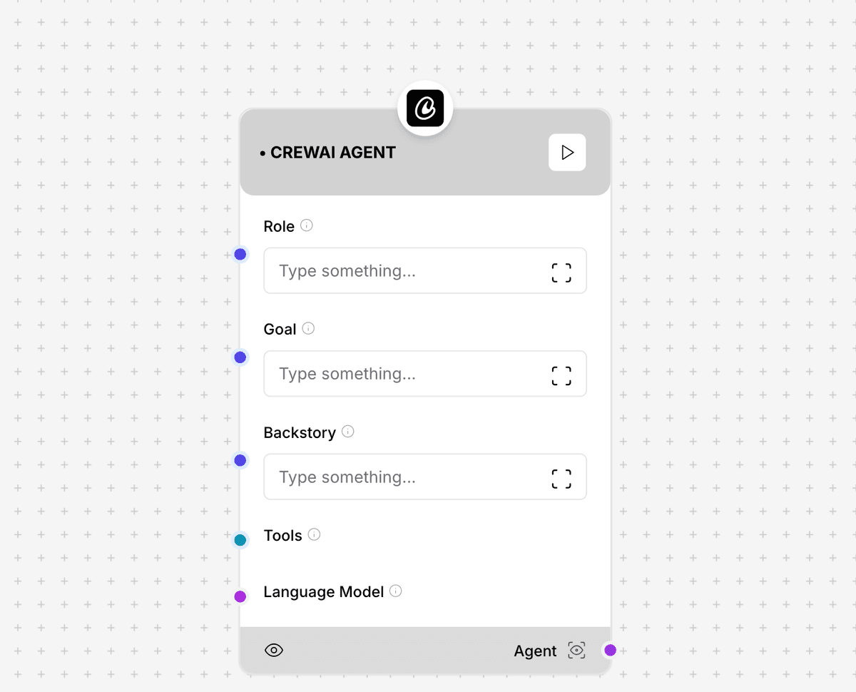 CrewAI Agent Component