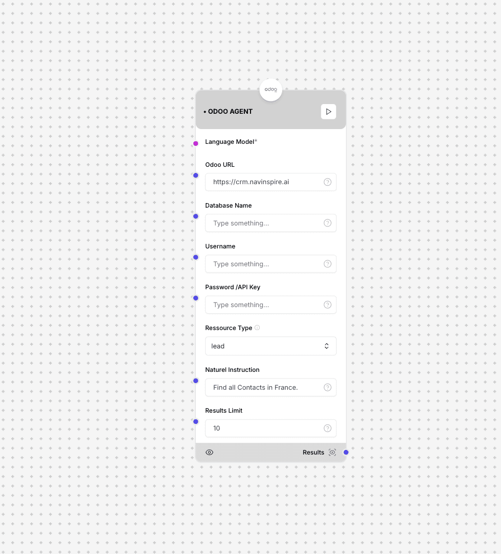 Odoo Agent Component