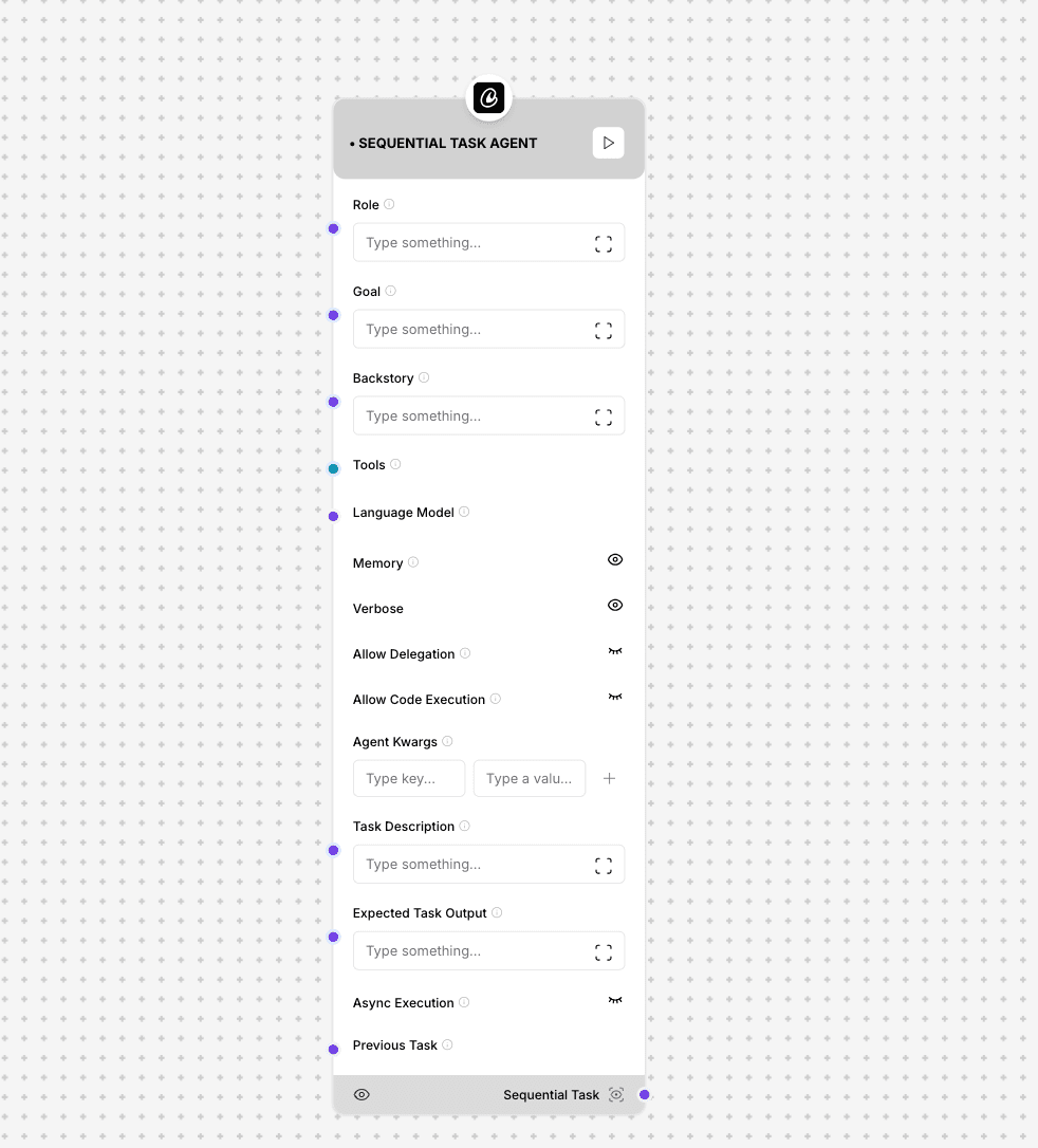 Sequential Task Agent Component
