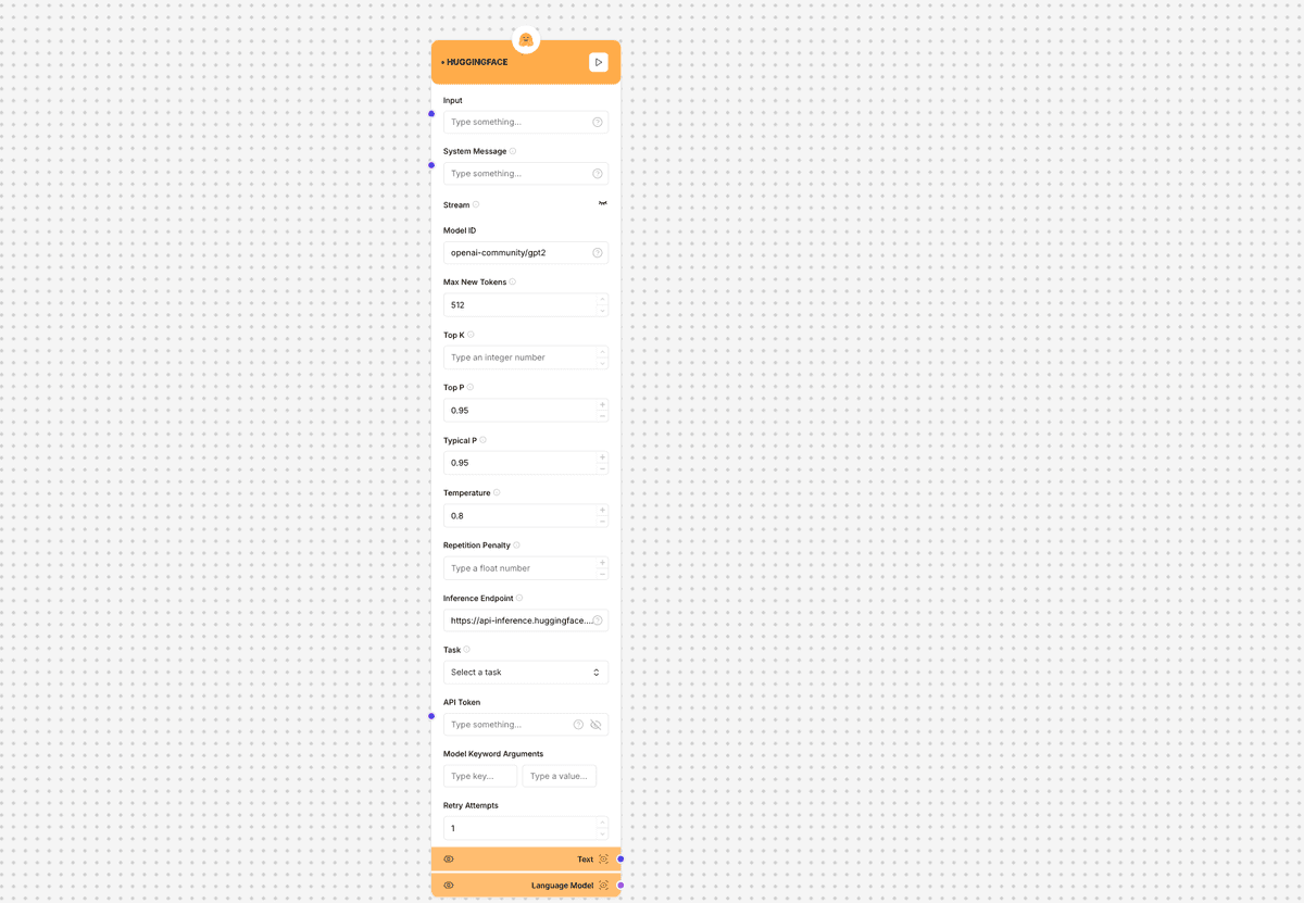Hugging Face Component