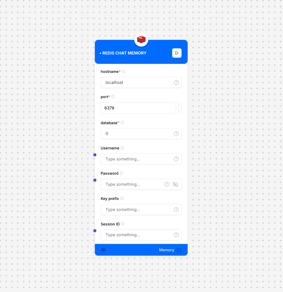 Redis Chat Memory Component