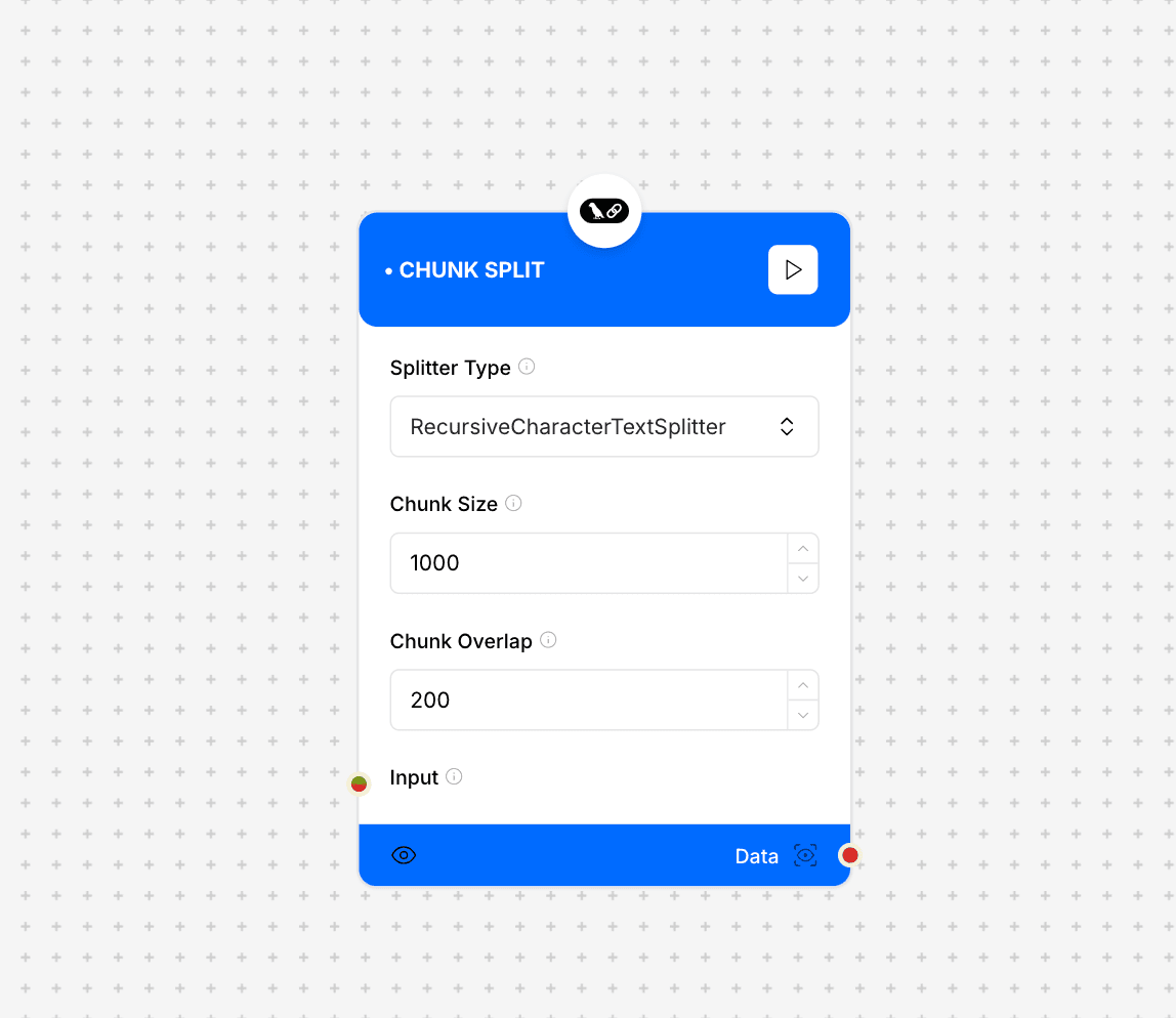 Chunk Split Component