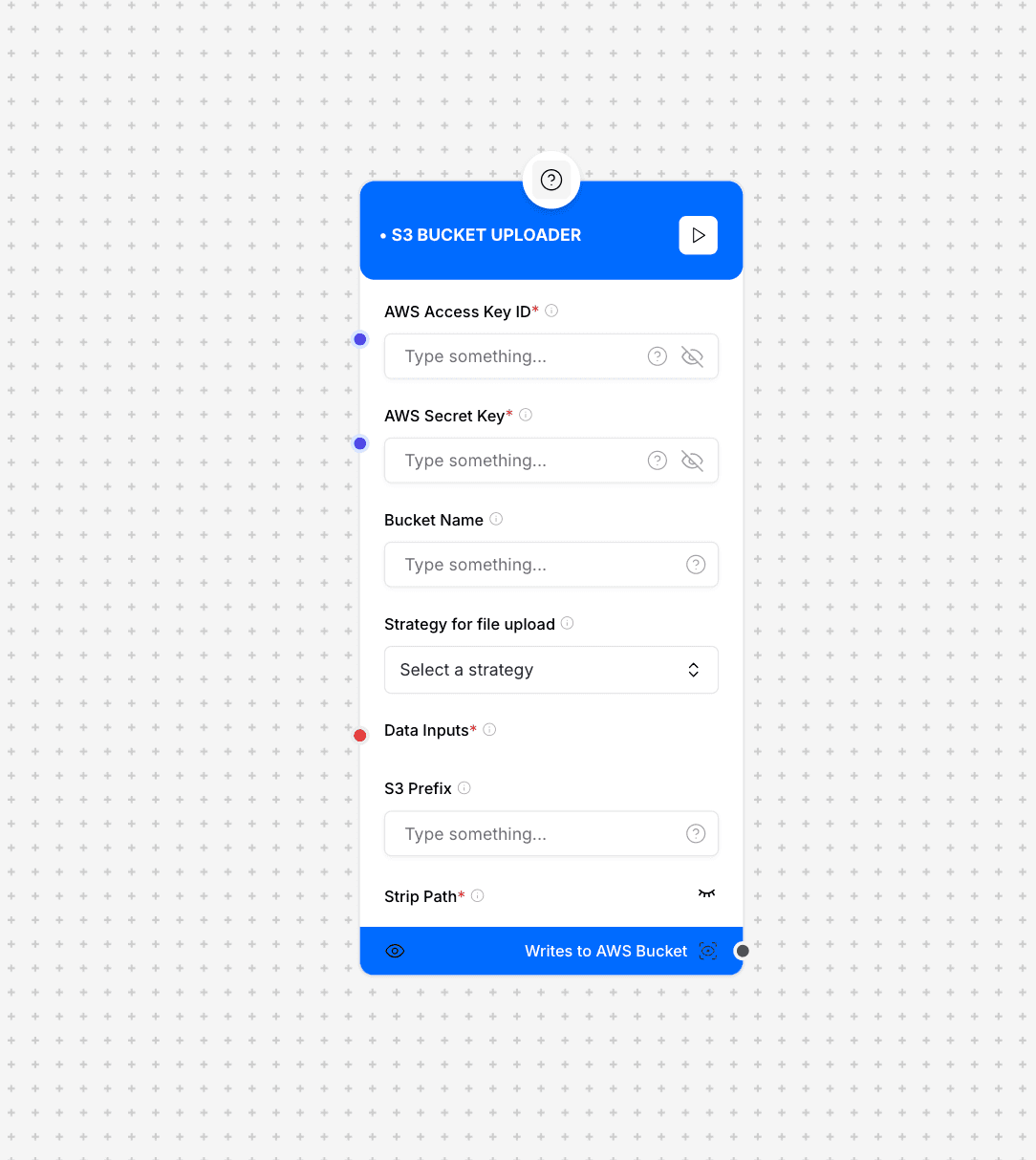 S3 Bucket Uploader Interface