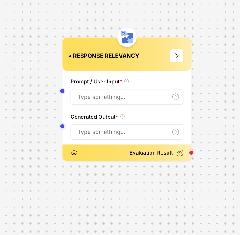 Response Relevancy Evaluator Component