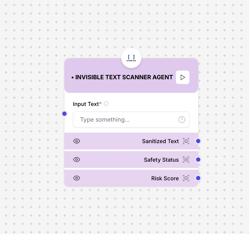 Invisible Text Scanner Component