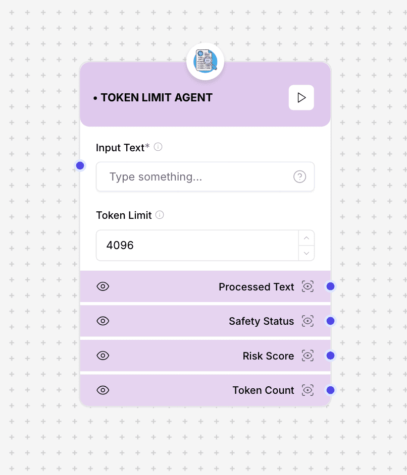 Token Limit Component