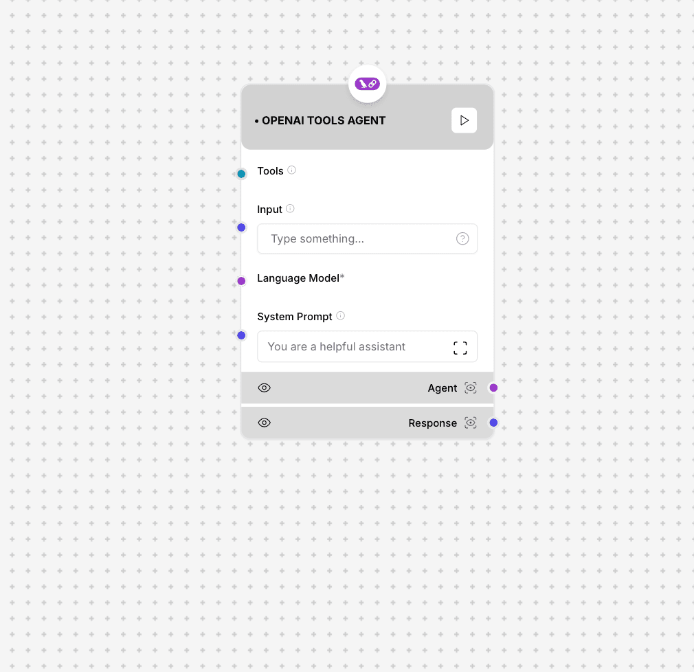 OpenAI Tools Agent Component