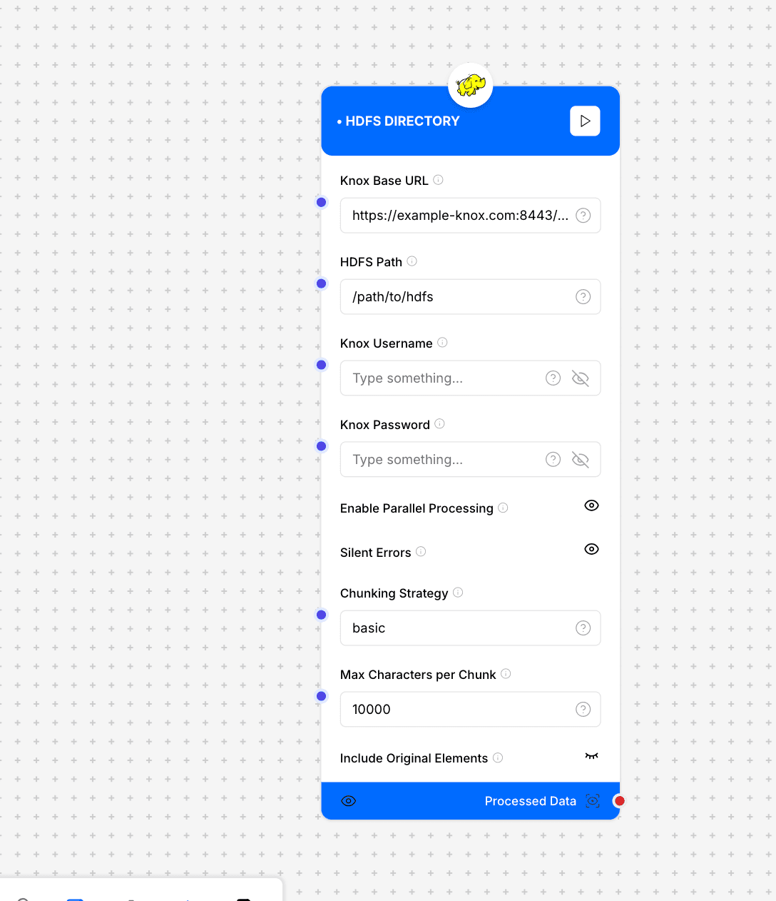 HDFS Directory Configuration