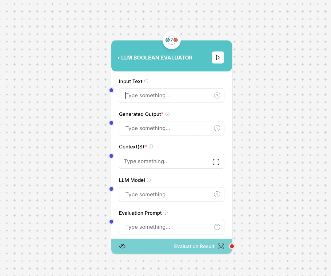 LLM Boolean Evaluator Component