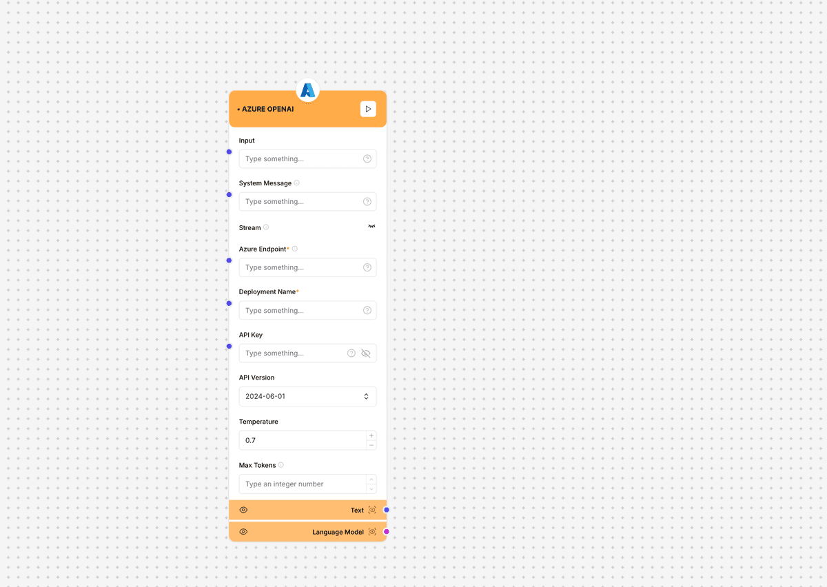 Azure OpenAI Component