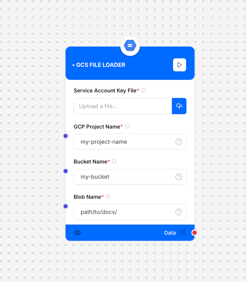 GCS File Loader Interface