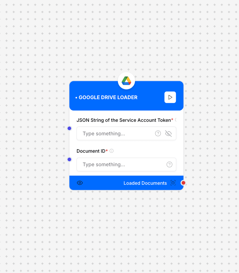 Google Drive Loader Interface