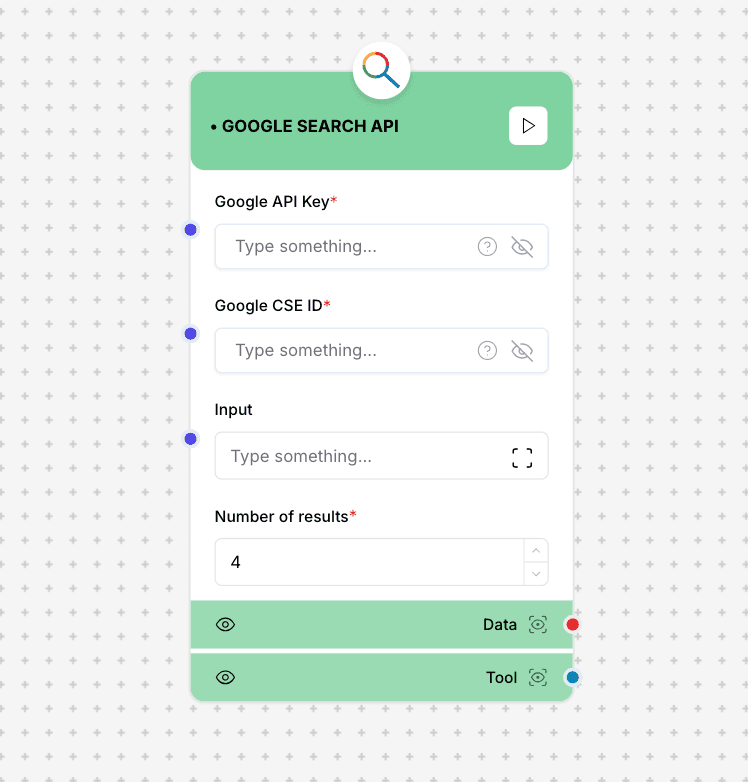 Google Search API Component